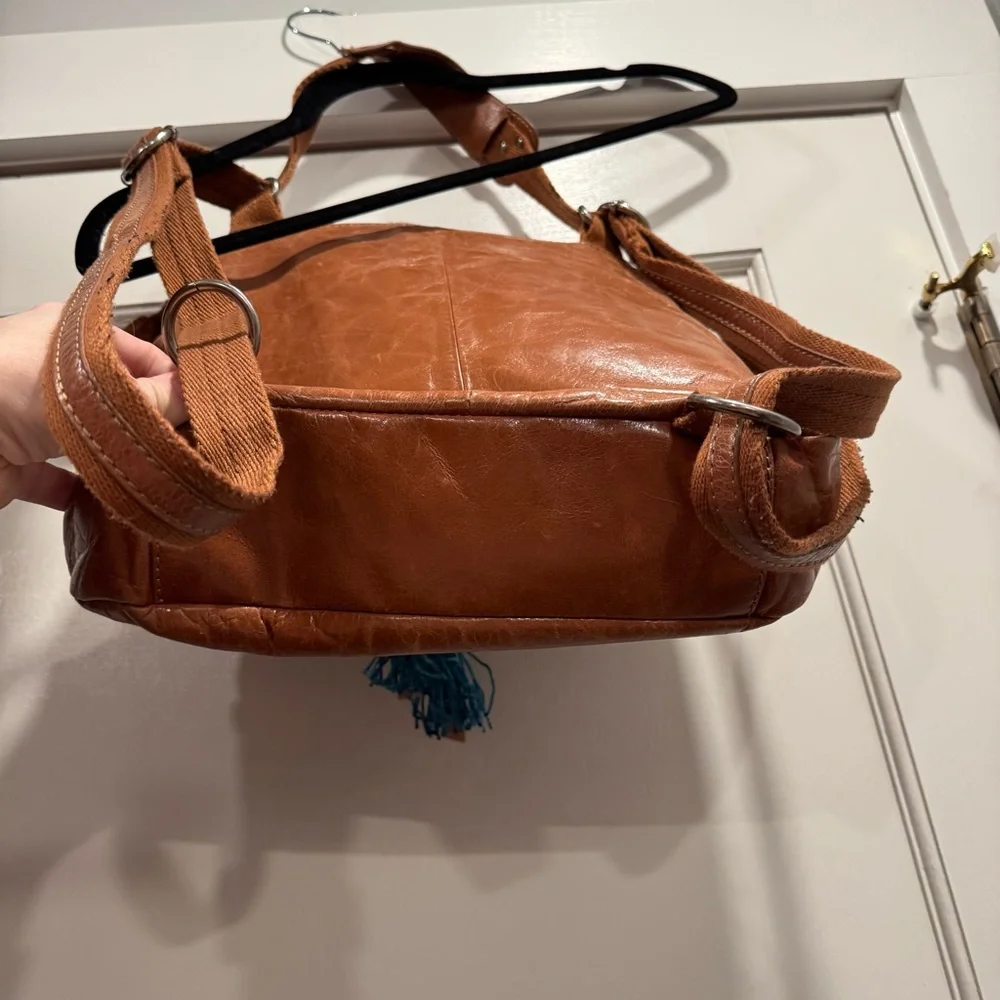 The Sak Ventura‎ Convertible Backpack Leather and Embroidered Boho Festival